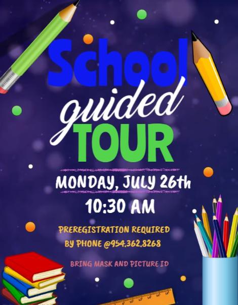 SCHOOL GUIDED TOUR FOR NEW PARENTS